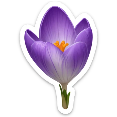 Crocus sticker