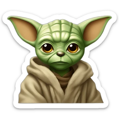 yoda：alsatian sticker