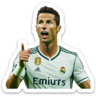 Cristiano say goodbye sticker