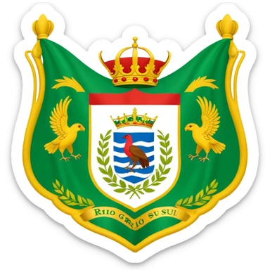 make an emoji of the flag of rio grande do sul sticker