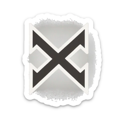 2 direction arrows pointing in opposite directions sticker