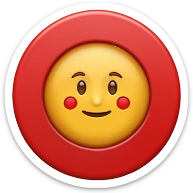 Vreau un emoji cu stop  sticker