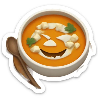 Pumpkin soup  sticker