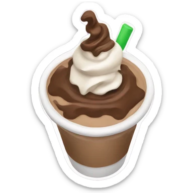 Mocha frappe sticker