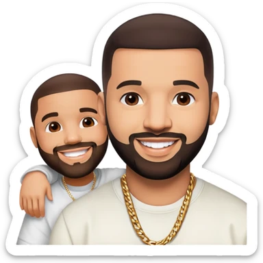 Fat Drake and Dj Khaled sticker