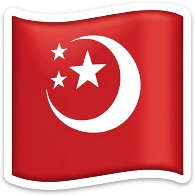 Flag of the ottoman empire sticker