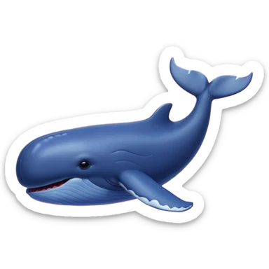 Sky Whale – Gigantic whale drifting among pastel sunset clouds. sticker