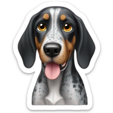 bluetick coonhound sticker
