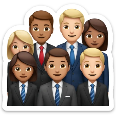 fais moi un emoji pour les reunion pro sticker