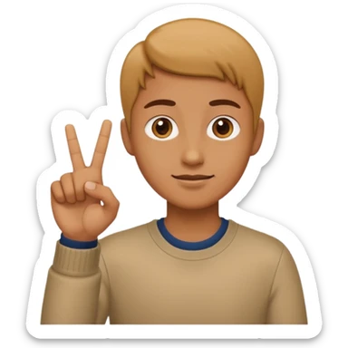 El hareketi olan nah sticker