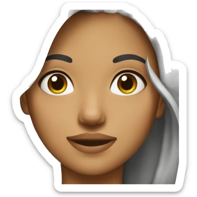 That girl uni sticker