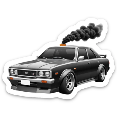 nissan laurel c35 escape sticker