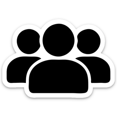 group of people sticker