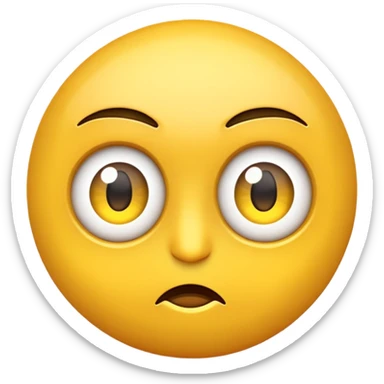 Bombastic side eye yellow default emoji sticker