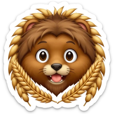 Campechano con trigo en la boca sticker