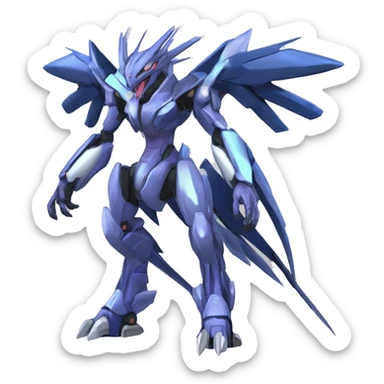  Cool Edgy Godly Futuristic Digimon-Fakemon-Genesect-Palkia-Dialga full body sticker