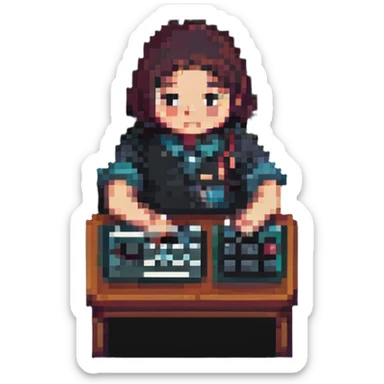 A calculating strategist sticker