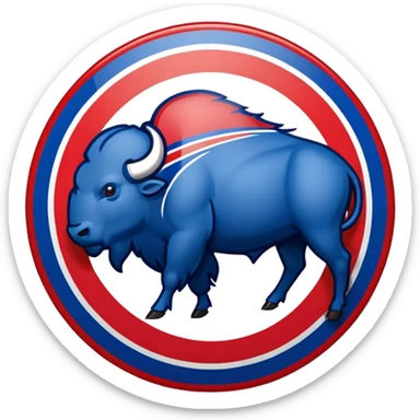 Buffalo bills logo sticker
