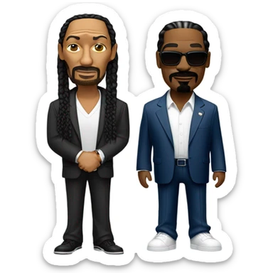 Snoop dogg and Donald Trump sticker