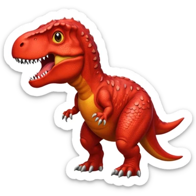 Red trex sticker