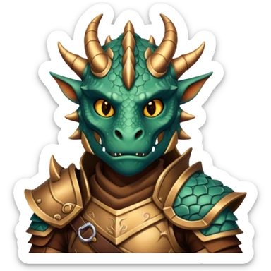 dnd character dragonborn sticker