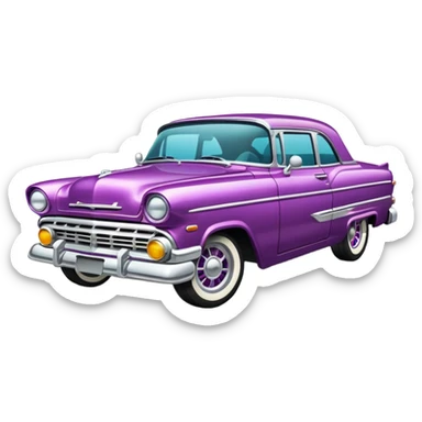 Emoji de carro lowrider para copiar  sticker