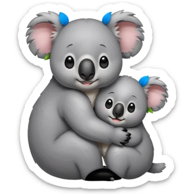 Koala wit mom sticker