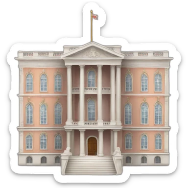 Make a royal palace like mansion similar to buckingham palace  sticker
