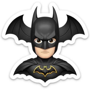 Batman mobile sticker