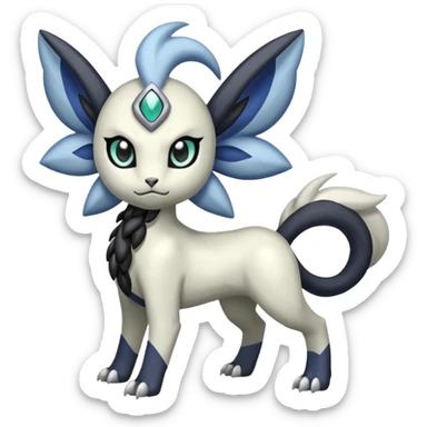 Meloetta-Absol-Zekrom-Gatomon-Pteromon-hybrid sticker