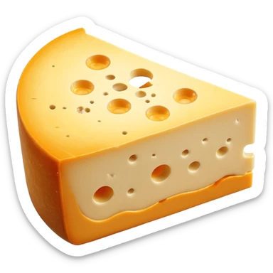 reblochon cheese round wheel soft washed rind orange-beige mottled velvety wedge cut creamy pale yellow inside gooey near rind no board knife or garnish soft lighting emoji scale sticker