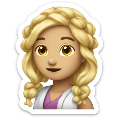 Hada con lazo sticker