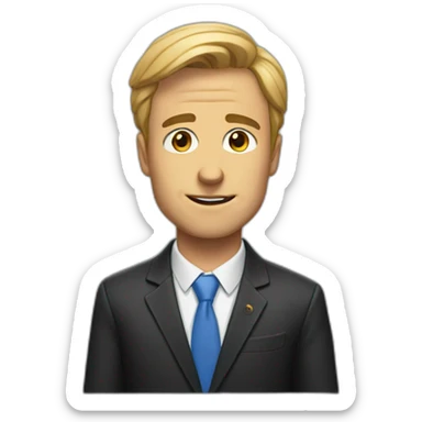 GUY WHO FAILED ART SCHOOL AND IS NOW A POLITICIAN sticker