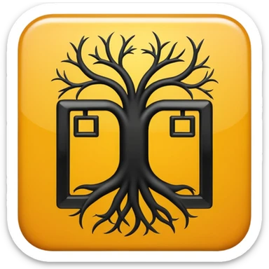 a square root  sticker