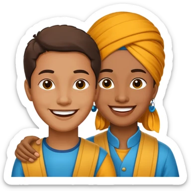 make garama and mudungdung
 sticker