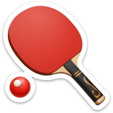 Table tennis bat sticker