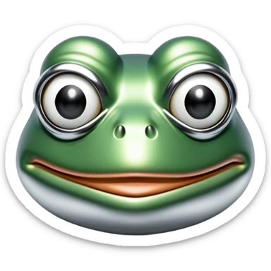 sorayama pepe frog sticker