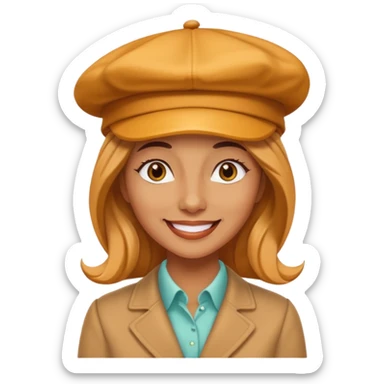 Female and Butterscotch éclair are combined ,creates a emoji  sticker