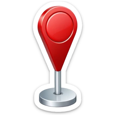 red location pin position marker sticker