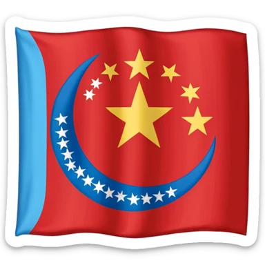 east turkistan flag sticker