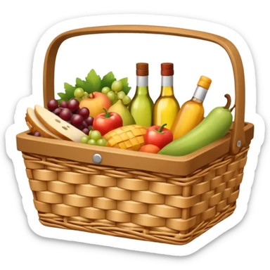 picnic basket sticker