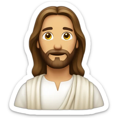 Jesus Christ qui nous bénit sticker