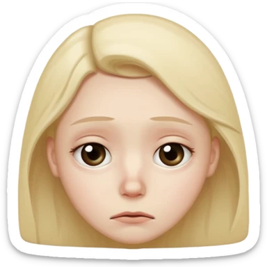 Cansado y triste sticker