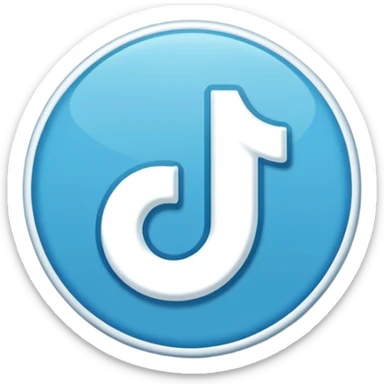 Tiktok Blue tick sticker sticker