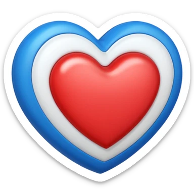 Make me an emoji to my school Holy cross davao college  representing this three colors ❤️💙🤍 make it like a FEU style sticker