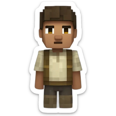 Minecraft villager sticker
