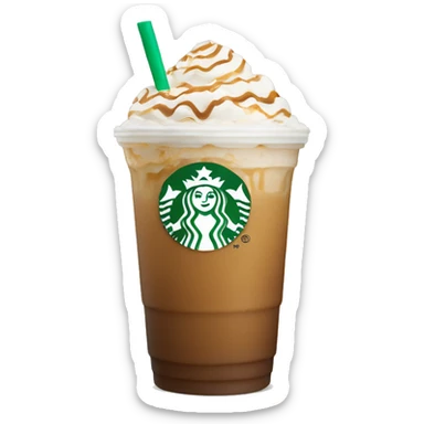 A Starbucks frappe  sticker
