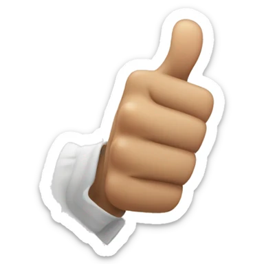 Double thumbs up sticker