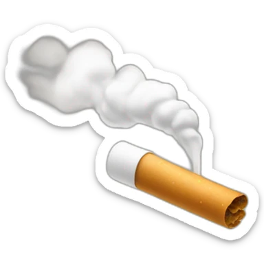 Joint avec de la fumée sticker