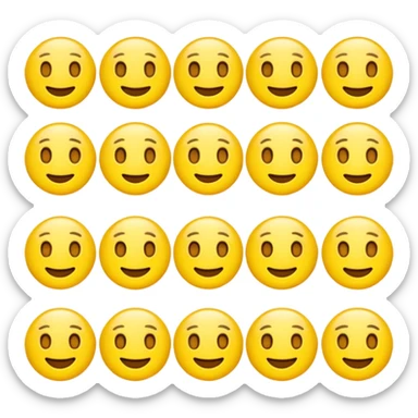 I want to make a emoji only N in glowing a simple design yellow without background sticker